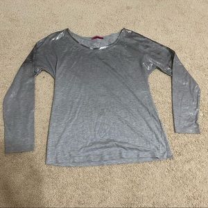 Metallic ombré shirt by Velvet